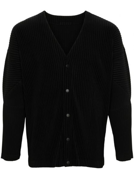 Plisseret cardigan Homme Plissé Issey Miyake sort