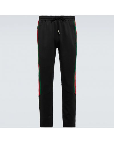 Spodnie sportowe neoprenowe Gucci czarne
