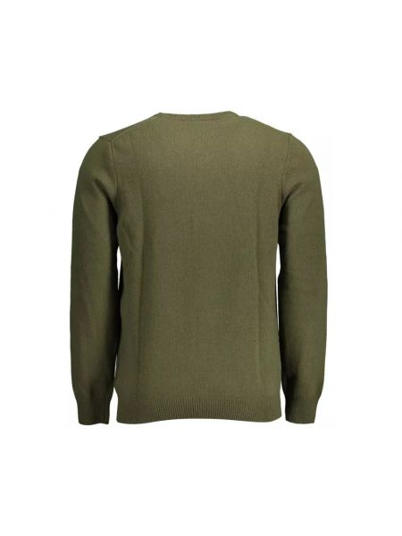 Sweter wełniany z długim rękawem Lyle & Scott zielony
