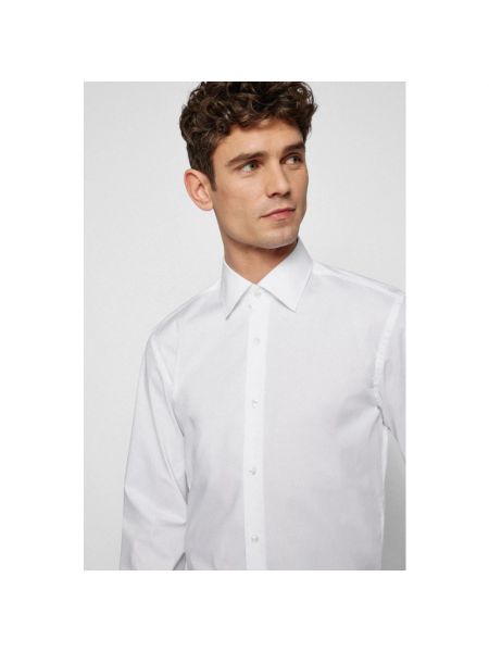 Camisa slim fit Boss blanco