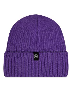 Трикотажная флисовая шапка Buff фиолетовая