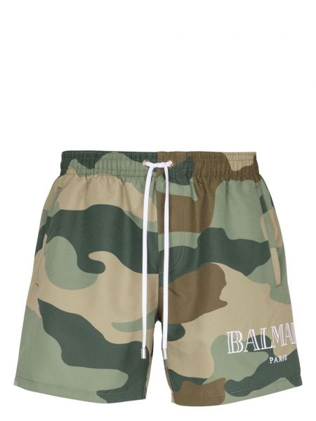 Shorts mit print mit camouflage-print Balmain