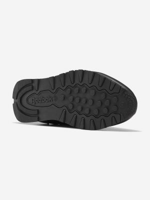 Sneakersy skórzane Reebok Classic czarne