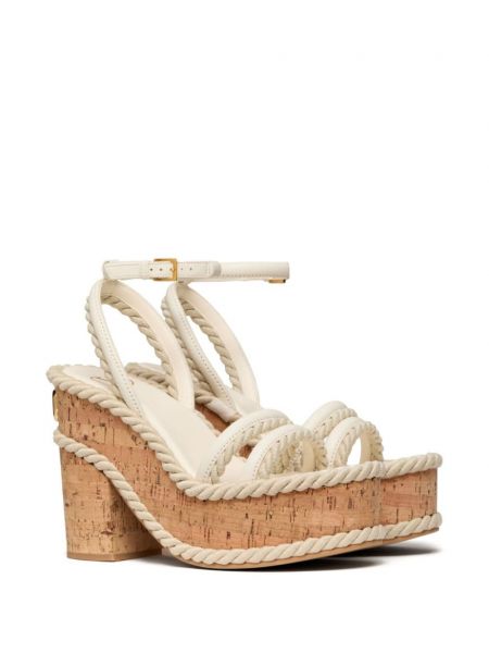 Kiilkontsaga sandaalid Valentino Garavani valge