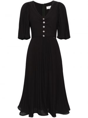 Plisované večerné šaty Nissa čierna