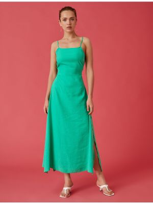 Макси рокля Koton зелено