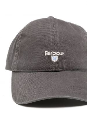 Kepurė su snapeliu Barbour pilka