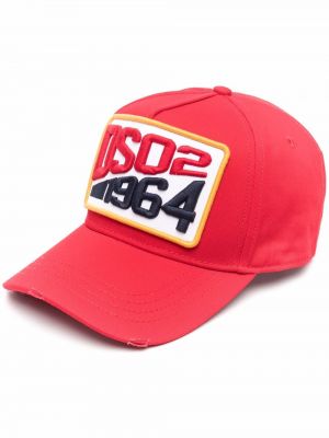 Bomull cap Dsquared2 rød