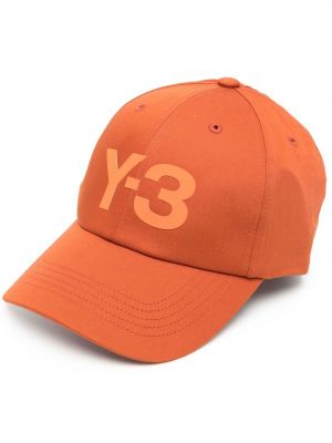 Trykt cap Y-3 oransje