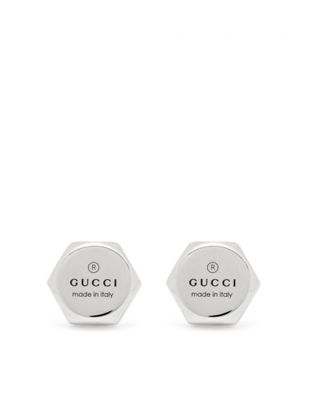 Boucles d'oreilles Gucci argenté