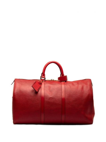Cestovná taška Louis Vuitton Pre-owned červená