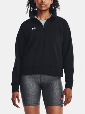 Fleece kapucnis melegítő felső Under Armour fekete