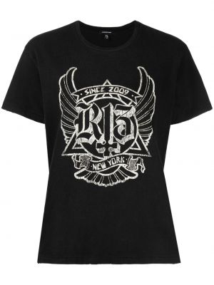 T-shirt à imprimé R13 noir