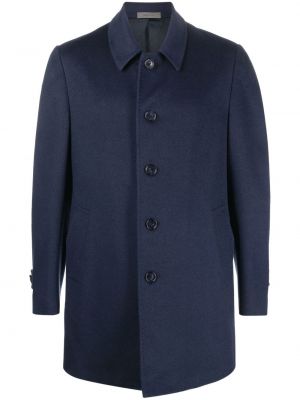 Палто с копчета Corneliani синьо