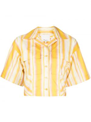 Medvilninė marškiniai 3.1 Phillip Lim geltona