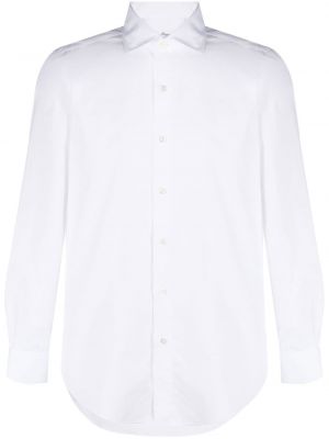 Βαμβακερό πουκάμισο Finamore 1925 Napoli λευκό