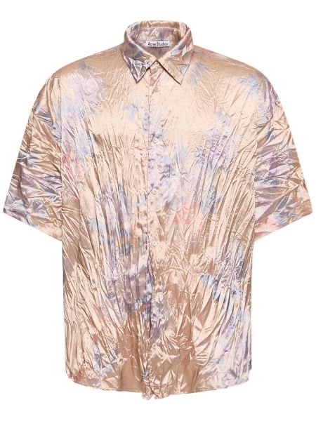 Camisa manga corta Acne Studios beige