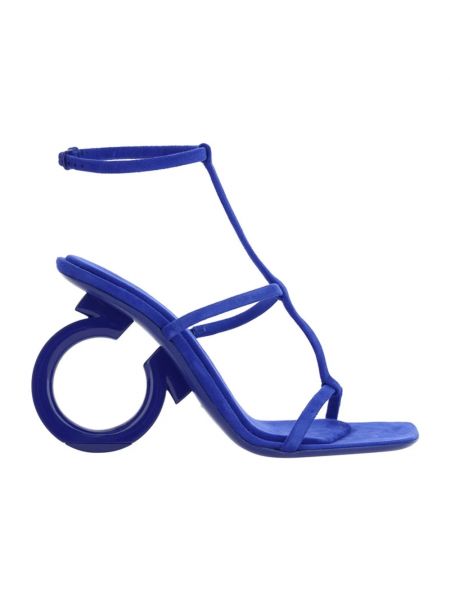 Niebieskie sandały Salvatore Ferragamo