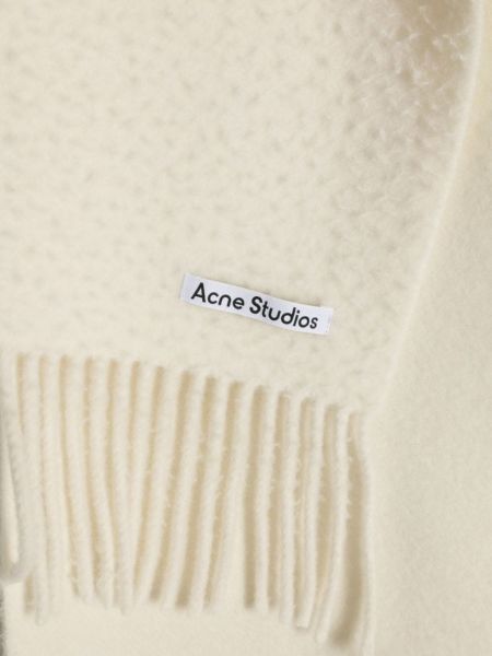 Echarpe en laine Acne Studios blanc