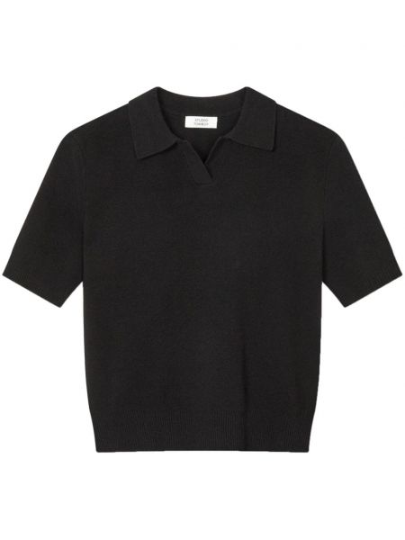 Polo marškinėliai Studio Tomboy juoda