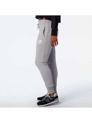 Pantalon de sport en coton New Balance gris