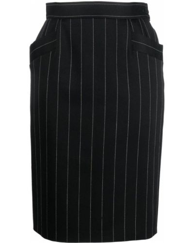 Pruhovaná sukňa Yves Saint Laurent Pre-owned