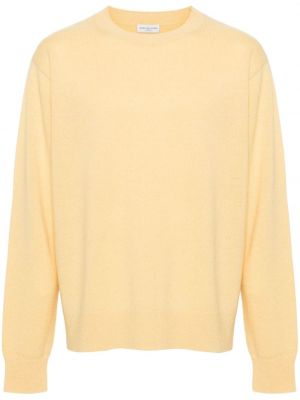 Вълнен пуловер от мерино вълна Dries Van Noten жълто