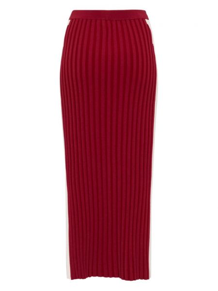 Midi sukně s potiskem Ph5 červené