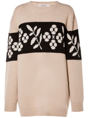 Oversized kašmírový vlnený sveter Max Mara