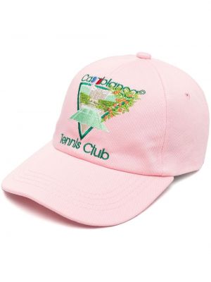 Brodert cap Casablanca rosa