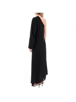 Sukienka długa z wiskozy By Malene Birger czarna