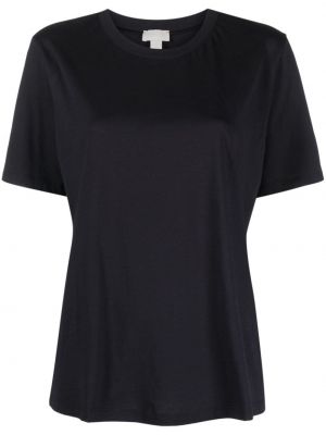 Kokvilnas t-krekls Hanro melns
