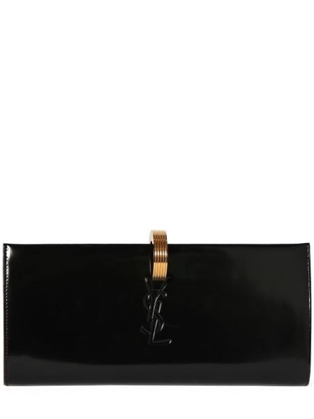 Bolso clutch de cuero Saint Laurent