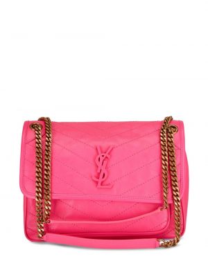 Чанта за ръка Saint Laurent розово