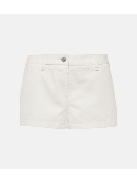 Shorts en jean The Frankie Shop blanc