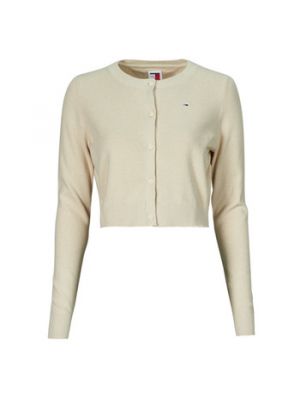Gilet di jeans Tommy Jeans beige