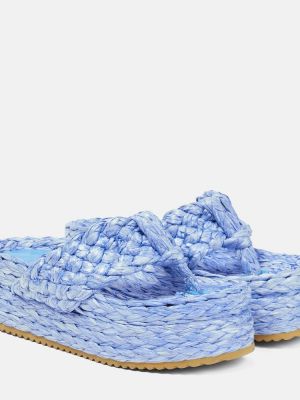 Sandale cu platformă Dodo Bar Or albastru