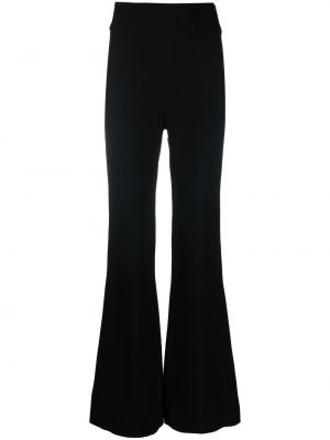 Pantalon taille haute large Federica Tosi noir
