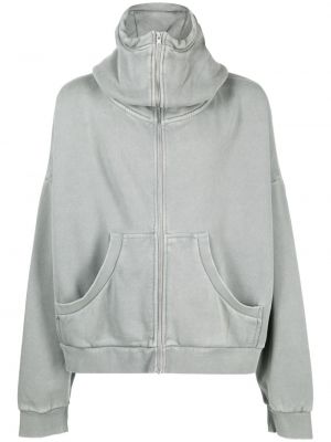 Hoodie mit reißverschluss aus baumwoll Entire Studios grau