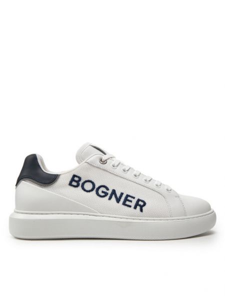 Białe sneakersy Bogner