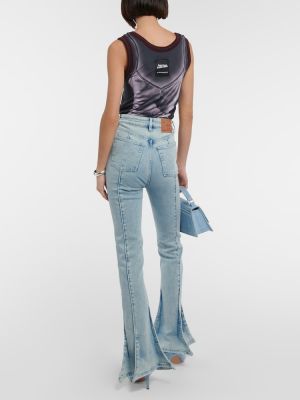 Jeans bootcut taille haute large Y/project bleu