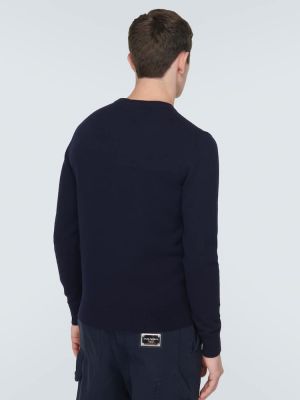 Volneni pulover iz kašmirja Dolce&gabbana modra