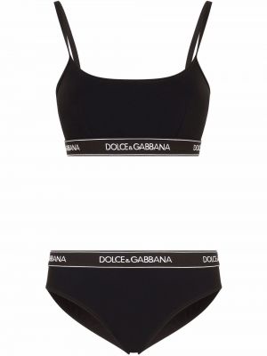 Компект бикини Dolce & Gabbana черно