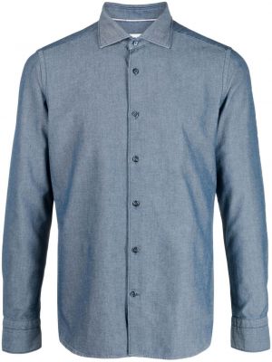 Camisa manga larga Tintoria Mattei azul