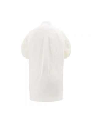 Blusa con mangas globo oversized Sacai blanco