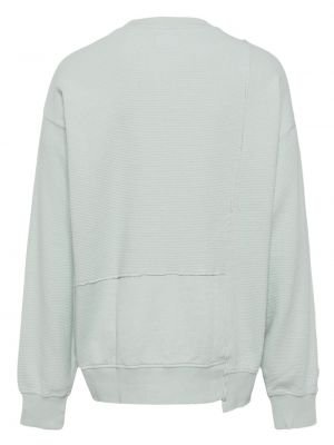Asimetriškas medvilninis džemperis Izzue žalia