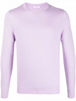 Bombažni pulover Malo vijolična