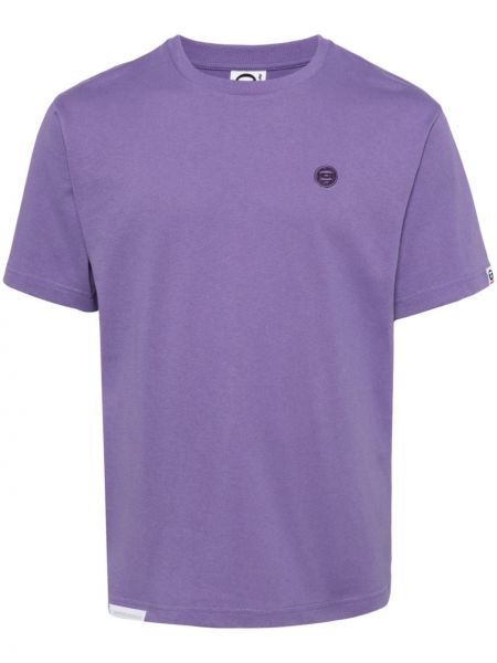 Bavlnené tričko s výšivkou Aape By *a Bathing Ape® fialová