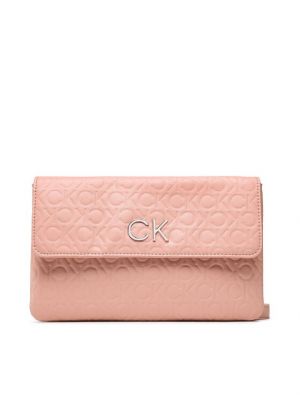Crossbody torbica Calvin Klein roza