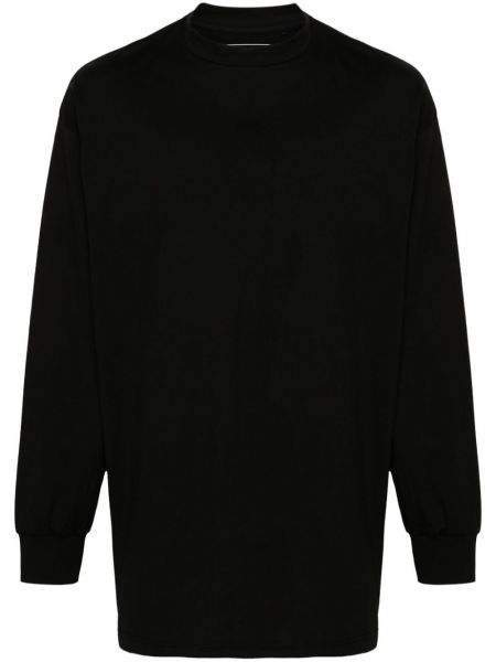 Bavlnené tričko s potlačou Y-3 čierna